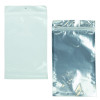 Hanging Zip Bag - Clear Front with White Back - 5" x 8.1875" alternate view