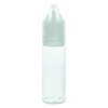 V3 - 15ML PET Plastic CLEAR CHUBBY GORILLA BOTTLE W/ CRC/TE CLEAR CAP(1000/case) alternate view