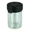 4oz PET Plastic Aviator Series by Chubby Gorilla TE/CRC Clear w/Solid Black Cap(400/case) alternate view