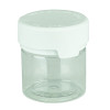 2oz PET Plastic Aviator Series by Chubby Gorilla TE/CRC Clear w/Solid White Cap(500/case) alternate view