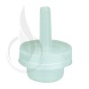 White CRC (Child Resistant Closure) Tamper Evident Bottle Cap with Tip  alternate view