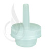 Purple CRC (Child Resistant Closure) Tamper Evident Bottle Cap with Tip  alternate view