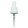 NON CRC + Tamper Evident Dropper - White with Measurement Markings on Pipette - 65mm 18-415 alternate view