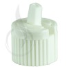 Spouted Dispensing Lid - White - Ribbed Skirt without Liner - 20-410(5184/case)) alternate view