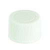 Non CRC WHITE 20-410 Ribbed Skirt Lid with Unlined(7500/case) alternate view