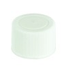 Non CRC WHITE 20-410 Ribbed Skirt Lid with Unlined(7500/case) alternate view