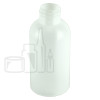2oz Natural HDPE Plastic Boston Round Bottle 20-410(900/case)