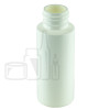 2oz White Cylinder HDPE Plastic Bottle 24-410(900/case)