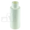 2oz White Cylinder HDPE Plastic Bottle 24-410(900/case)