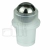 Stainless steel roller ball and natural colored holder for glass roll on bottle 16mm neck(4000/cs)