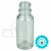 0.5oz Clear Glass Boston Round Bottle 18-400(540/case)