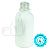 30ml Matte White Glass Euro Round 18-415(309/case)