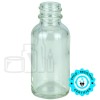 1oz Clear Glass Boston Round Bottle 20-400(360/case)