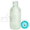 2oz Frosted Boston Round Glass Bottle 20-400(210/case)