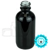 2oz Shiny Black Glass Bottle 20-400(240/case)