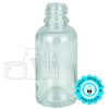 30ml Clear Glass Euro Round Bottle 18-415(330/case)