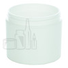 4oz Straight Base Solid White PP Double Wall Jar - 70-400(198/case)