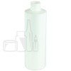 8oz HDPE White Cylinder Bottle 24-410(347/case)