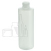 8oz HDPE Plastic Natural Cylinder Bottle 24-410(520/cs)