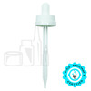 CRC (Child Resistant Closure) Dropper - White - 109mm 24-400(1000/case)