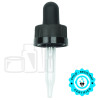 CRC (Child Resistant Closure) Dropper - Black - 58mm 18-400(1400/case)