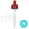 CRC (Child Resistant Closure) Dropper - Red - 89mm 20-400(1400/case)