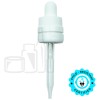 CRC/TE (Child Resistant Closure/Tamper Evident) Super Dropper - White - 77mm 18-415(1400/case)