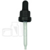 NON CRC + Tamper Evident with PP PLASTIC Pipette- Black - Markings - 77mm 18-415