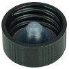 Black CT Closure Phenolic Lid Ribbed/Smooth w/ Polycone Liner 20-400 alternate view