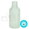 30ml Frosted Clear Glass Euro Round Bottle 18-415(297/case)