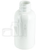 2oz WHITE Boston Round PET Plastic Bottle (1,120/case)