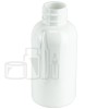 2oz WHITE Boston Round PET Plastic Bottle 20-410(1120/case)