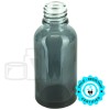 30ml Transparent Black Glass Euro Round Bottle 18-415(330/case)