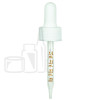 NON CRC (Child Resistant Closure) Dropper - White with Measurement Markings on Pipette - 76mm 20-400(1400/case)