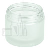 2oz Frosted Clear Glass Jar 53-400(144/case)