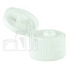 28-410 P/P White Ribbed Flip Top Cap Unlined 3500/case alternate view