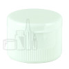 28-410 P/P White Ribbed Flip Top Cap Unlined 3100/case alternate view