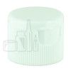 24-410 P/P White Ribbed Flip Top Cap Unlined 4100/case alternate view