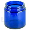 4oz Cobalt Blue Glass SS Jar 58-400(90/case)