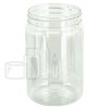 32oz Clear PET Round Jar with 89-400 Neck Finish(Tray Packs - 1,001/pallet)