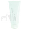 2oz White LDPE Plastic Collapsible Tube - Smooth Snap-Top Cap with Foil Liner(240/case) alternate view