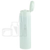 2oz White LDPE Plastic Collapsible Tube - Smooth Snap-Top Cap with Foil Liner(240/case) alternate view