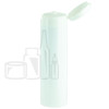 6oz White LDPE Plastic Collapsible Tube - Smooth Snap-Top Cap with Foil Liner  alternate view