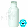 1oz Shiny White Boston Round Bottle 20-400