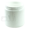 WHITE 8oz HDPE Plastic Jar 70/400(378/cs)