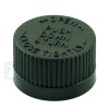 Black Ribbed CRC 20/400 cap with Pressure Seal Liner - 5000/case
