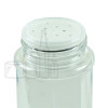 12oz PET Plastic Spice Jar - Clear - 53-485 w/Red Spice Cap - .125 sifter alternate view