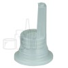 White 18mm Tamper Evident Dropper Cap with Inverted Dropper Tip(5000/case) alternate view