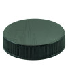 Black Ribbed CT Closure 45-400 with PS113 PRT Liner Smooth Top - 2,500/case