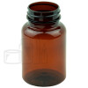 120cc Light Amber PET Plastic Packer Bottle 38-400